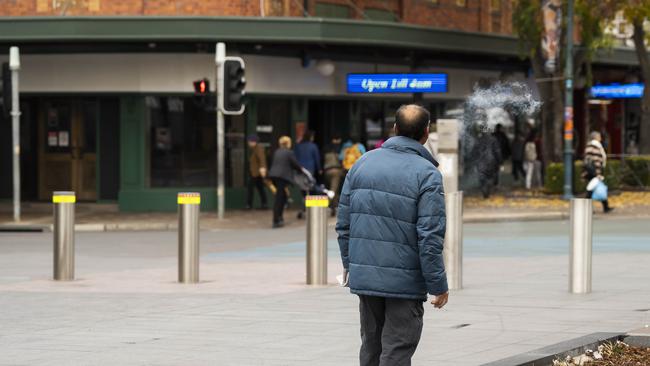 A motion to trial a ban on smoking for 12 months did not receive enough support at last week’s Liverpool Council meeting. Picture: Matthew Vasilescu