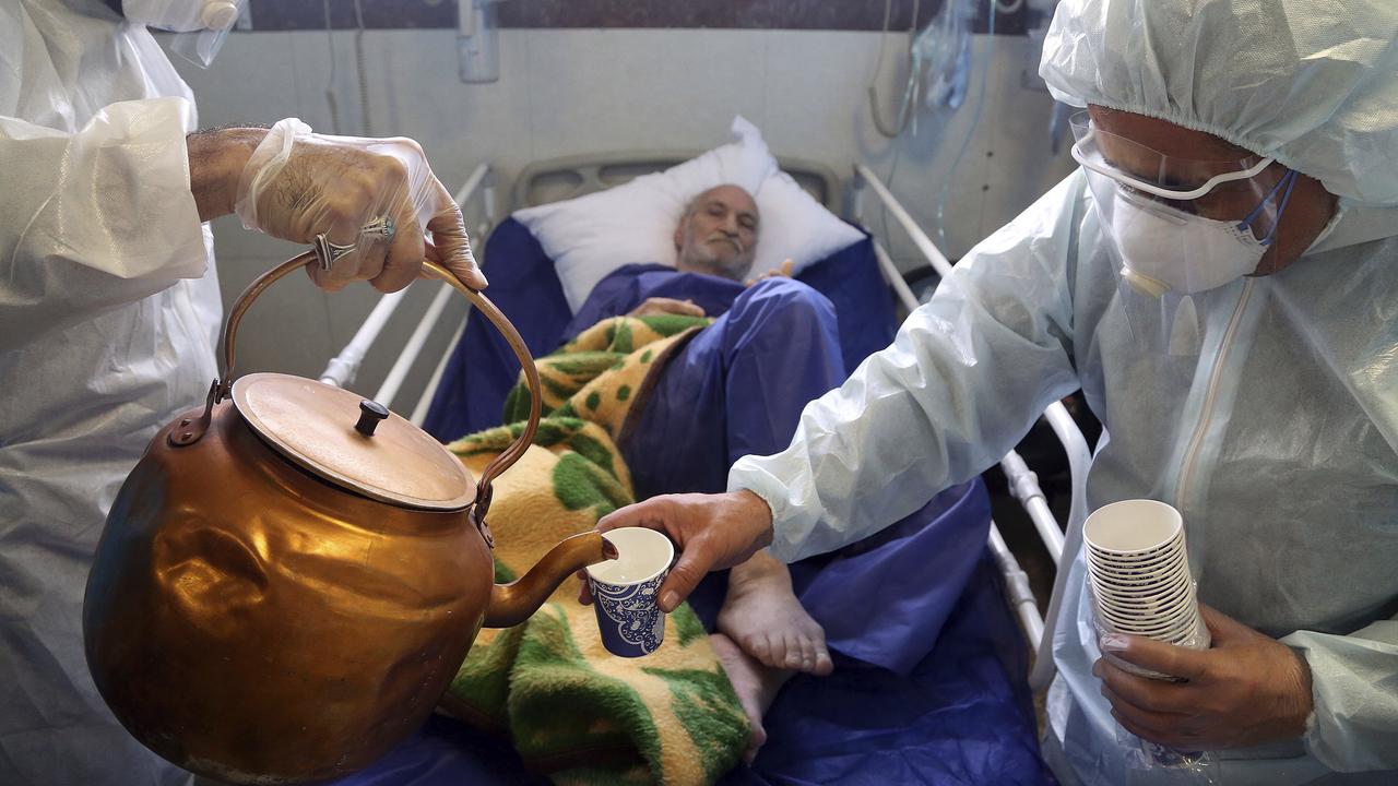 More than 8000 people have been infected with the virus in Iran. Picture: AP/Mohammad Ghadamali