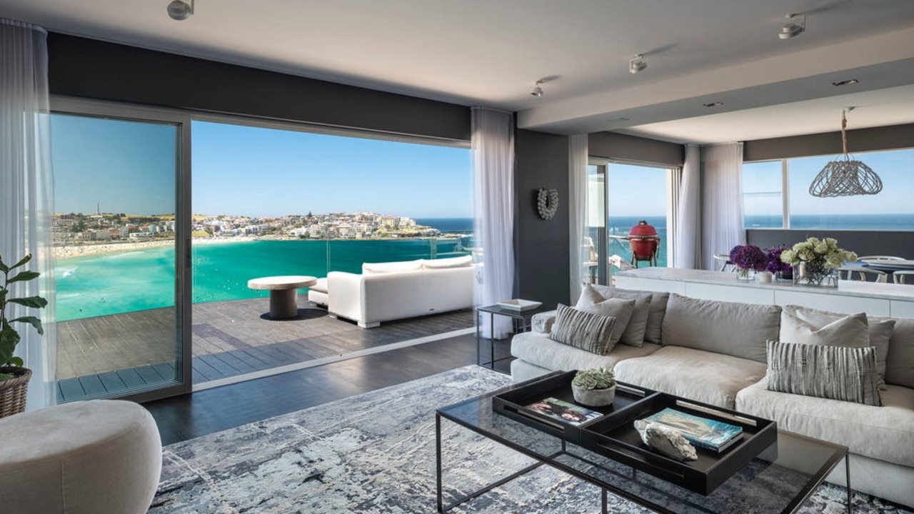 Waverley LGA, which is home to Bondi Beach where this Notts Ave penthouse recently hit an Australian apartment price record of $20.1 million, has a total value of $78.27 billion in residential real estate. Picture: Supplied