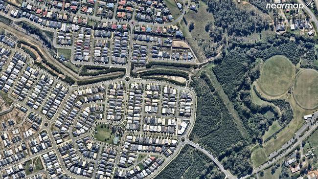 An aerial image of part of Ormeau taken in June 2017. Picture: Nearmap.