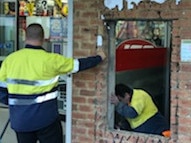 ATMs Mornington Peninsula: Mount Martha's only ATM run by NAB at Mount Martha Village is gone. The machine was pulled out of the wall early Thursday morning. Picture: supplied