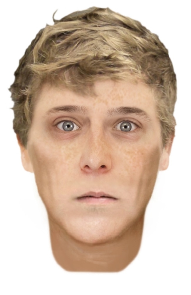 Police released a composite sketch of the man in the Mercedes. Picture: Victoria Police