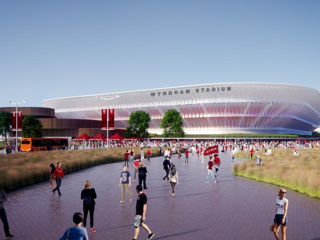 Western Melbourne stadium development image