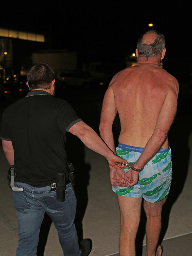 One of the men arrested on Christmas Day. Picture: Police Media