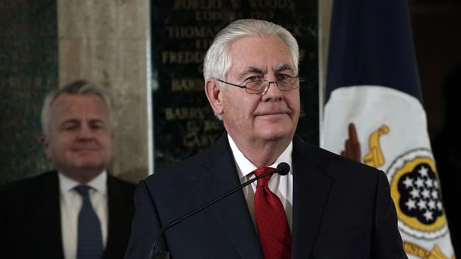 Former US Secretary of State Rex Tillerson said a strong stand had to be taken against China. Picture: Alex Wong/Getty Images