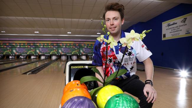 Daniel Webb, 24, is a talented tenpin bowling player and coach who also has a passion for gardening.