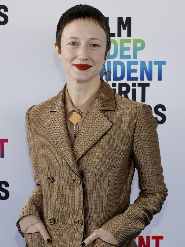 Andrea Riseborough has been nominated for Best Actress nomination after an A-list push. Picture: Frazer Harrison/Getty Images