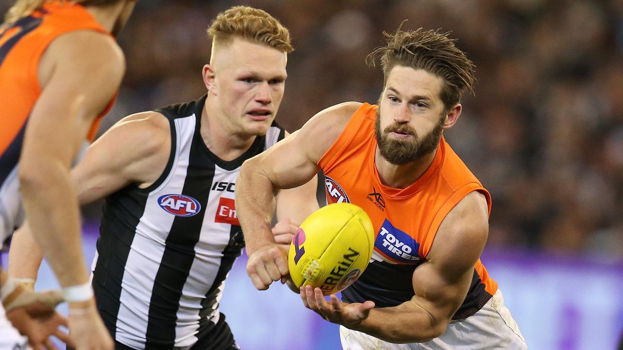 Callan Ward was a disappointment in GWS’ semi-final loss to Collingwood. Photo: Michael Klein