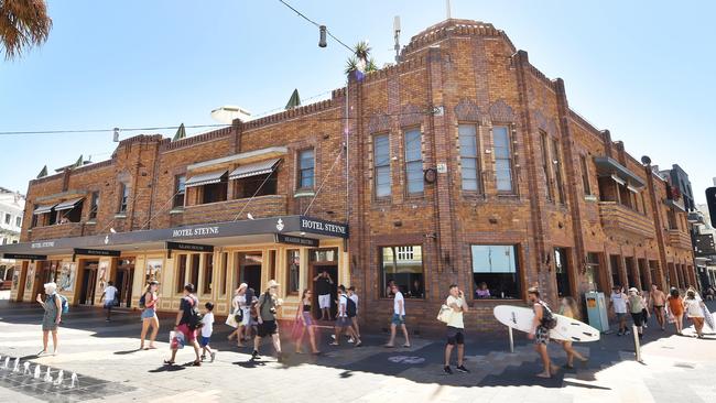 The Steyne Hotel at Manly, in Sydney. Picture: AAP