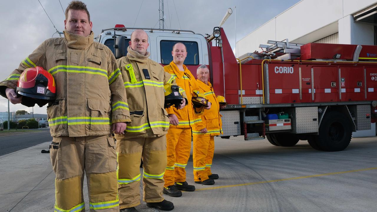 The Country Fire Authority in Victoria relies on volunteers to help keep local communities safe. Picture: Mark Wilson