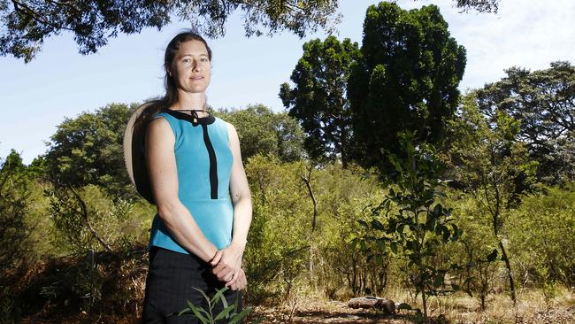 Centennial Park environmental officer Amara Glynn at the park. Picture: John Appleyard