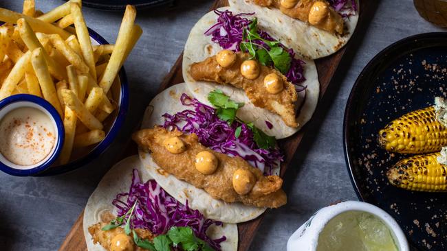 Tony Harper recommends the Baja fish tacos at Ivory Tusk.