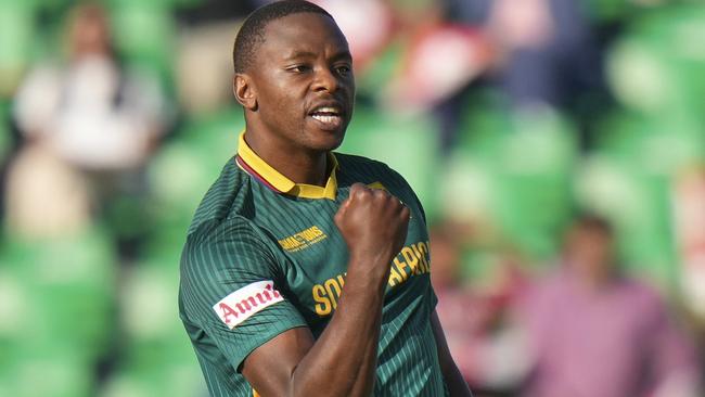 South Africa's Kagiso Rabada is free to play in the WTC final against Australia. Picture: AP Photo/Anjum Naveed