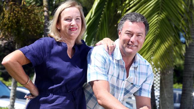 John Paul Langbroek is now the deputy leader of the LNP in Queensland. Photo of him with wife Stacey Langbroek at daughter Chloe Langbroek 's cricket match at Priddeys Oval, Robina. Photo by Richard Gosling