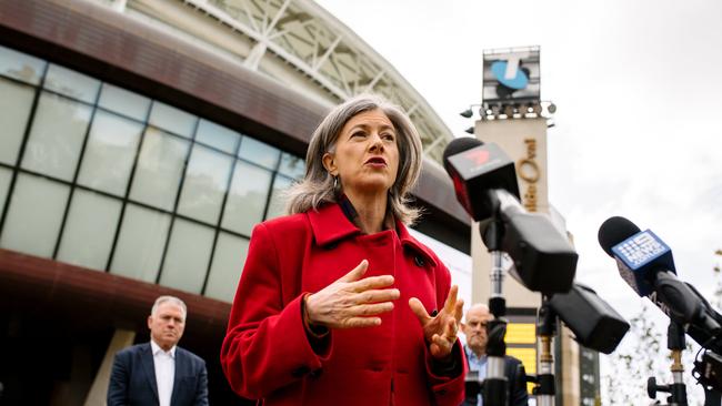 Professor Nicola Spurrier at Adelaide Oval. Picture: File