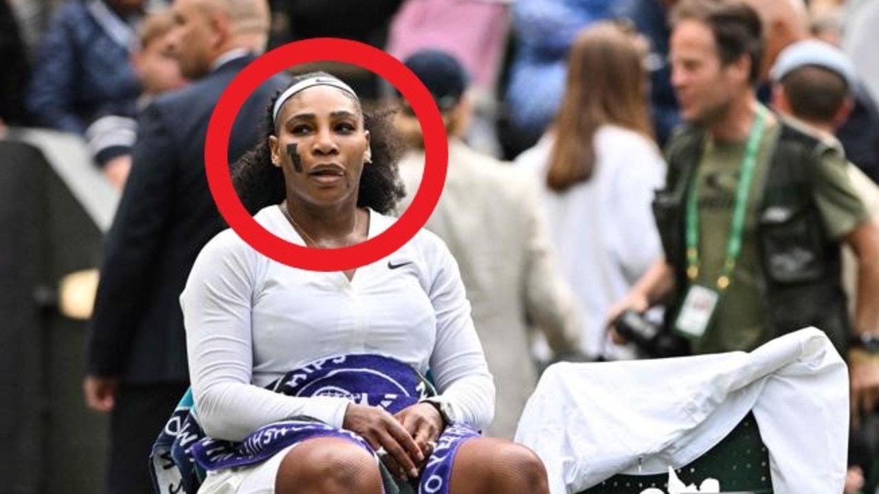Wimbledon 2022: What was on Serena Williams' face vs Harmony Tan