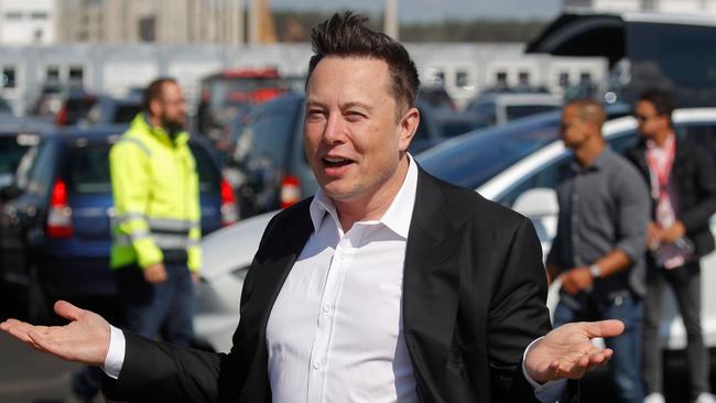 The Tesla boss’s investment saw the cryptocurrency surge. Picture: Odd Andersen/AFP