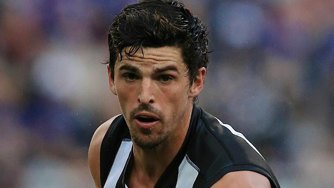 Collingwood captain Scott Pendlebury is believed to be one of the six players in the $1 million club. Picture: Wayne Ludbey