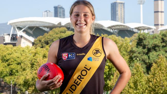 Glenelg’s Poppy Scholz. Picture: Brett Hartwig