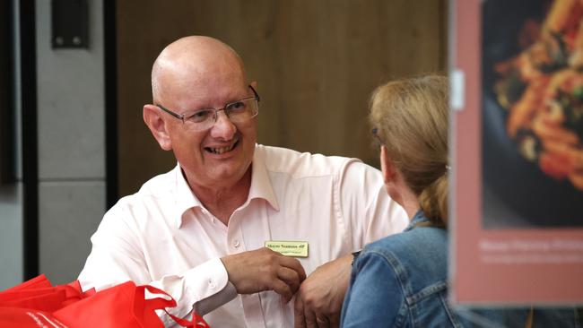 Federal MP for Blair Shayne Neumann photographed at a mobile office at a shopping centre in Springfield, Queensland. Picture: David Clark