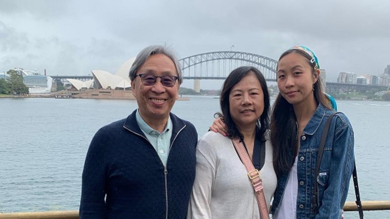 Chung Chen and his wife Juishan Hsu, and daughter, Vivian.