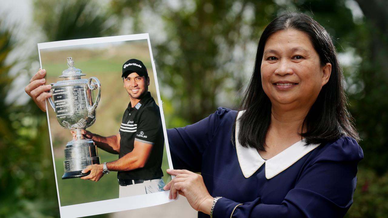 Jason Day’s mother, Dening, has passed away. Picture: Mark Calleja