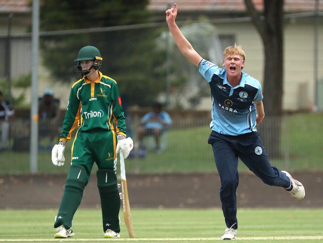 Paceman Connor Culnane loves to fire up. Photo by Jeremy Ng / Daily Telegraph NewsLocal