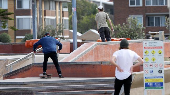 Schools are reporting record-low attendance levels, with half Australia’s high school students missing a month of school last year. Picture: Peter Lorimer.