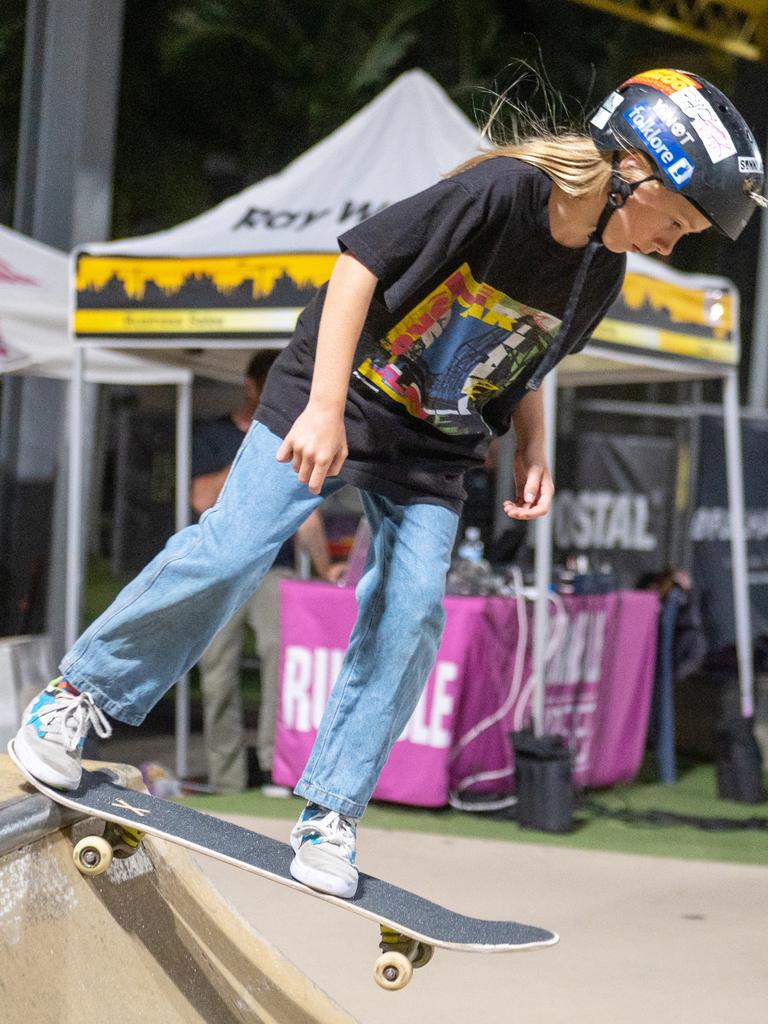 Abby Rose McMahon at Rumble On The Reef Sugar Bowl Skatepark Saturday 23 September 2023 Picture:Michaela Harlow