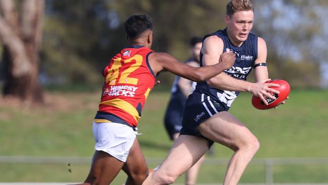 Ben Heaslip has joined Victor Harbor after retiring from South Adelaide. Picture: David Mariuz