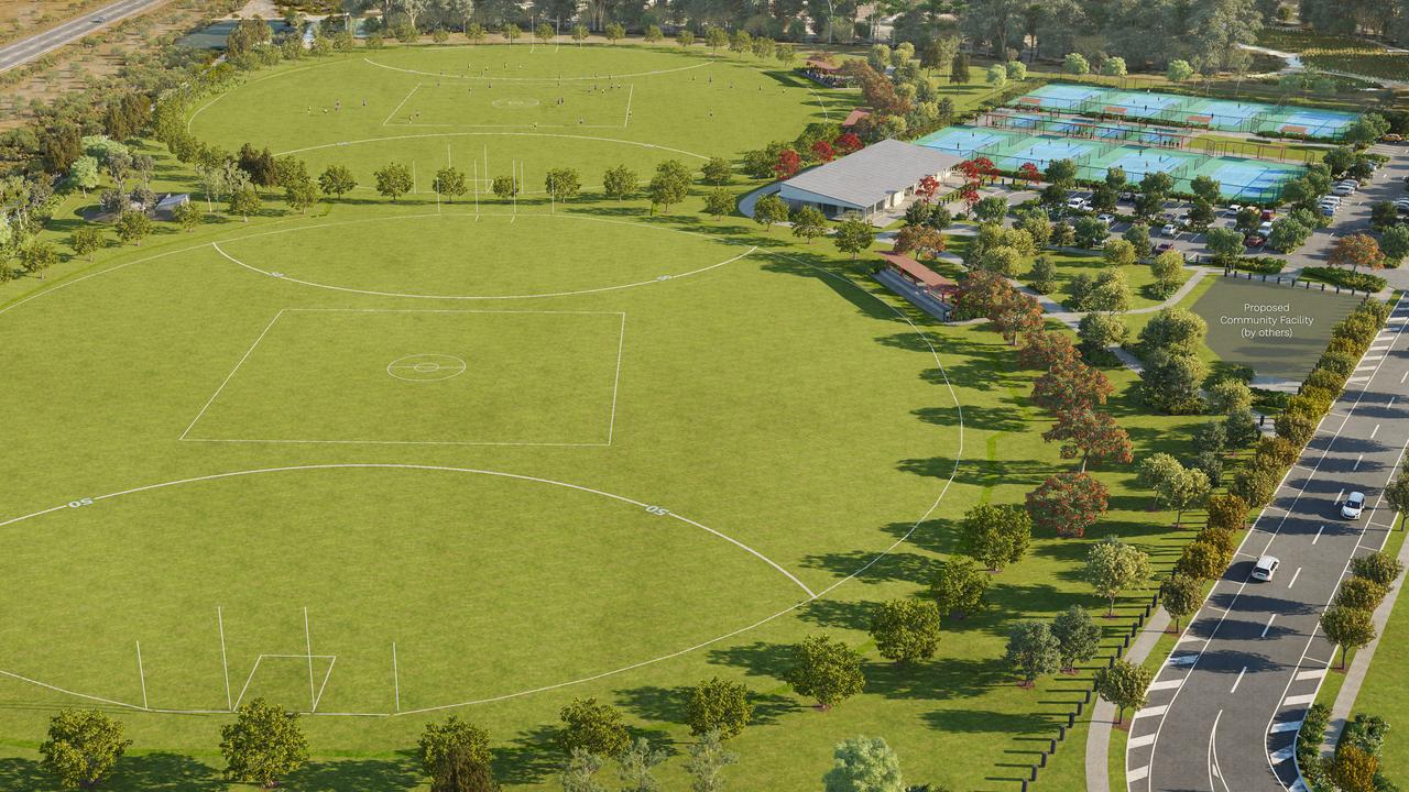 Stockland reveals designs for Baringa Sports Complex at Aura master ...