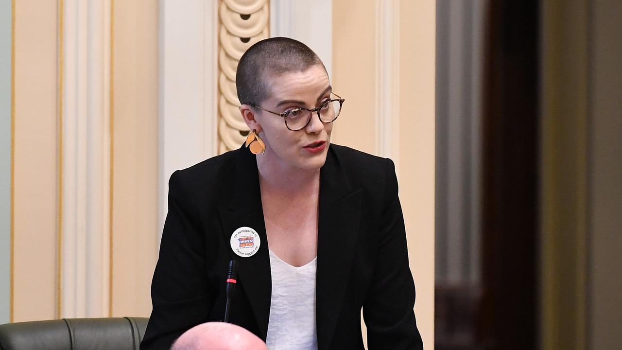 Greens MP Amy MacMahon slammed the Palaszczuk government’s amendments. Picture: NCA NewsWire / Dan Peled