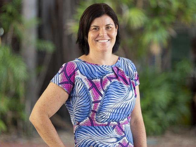 NT Chief Minister Natasha Fyles expressed her disappointment that teachers chose to go on strike. Picture: Floss Adams.