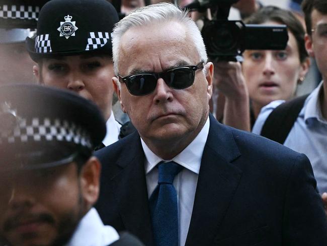 Former BBC news anchor Huw Edwards, one of the most recognisable faces on UK television, arrives at Westminster Magistrates' Court in London on July 31, 2024 after being charged with three counts of making indecent images of children. (Photo by JUSTIN TALLIS / AFP)