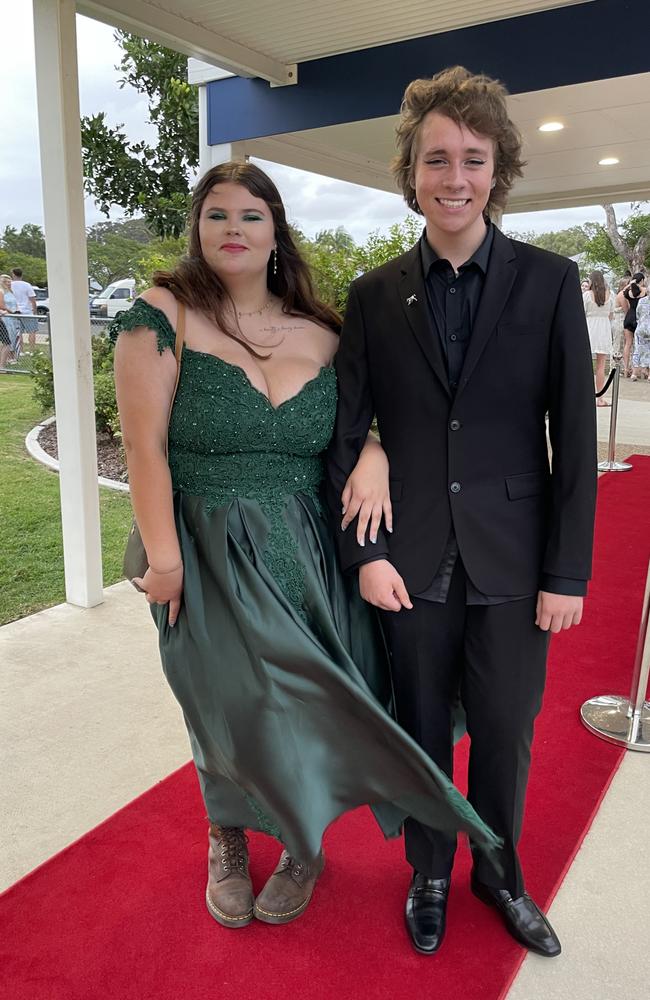 Caitlin and Joel at the 2023 Mountain Creek State High formal.