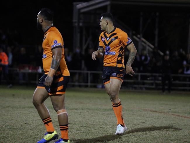Israel Folau makes his Rugby League Gold Coast debut for Southport Tigers against defending champions Runaway Bay at Owen Park, Southport. Pic Mike Batterham
