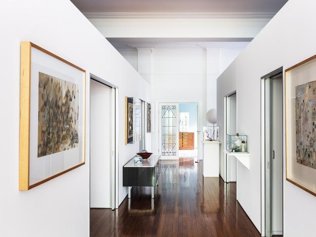 The entire home is full of art.