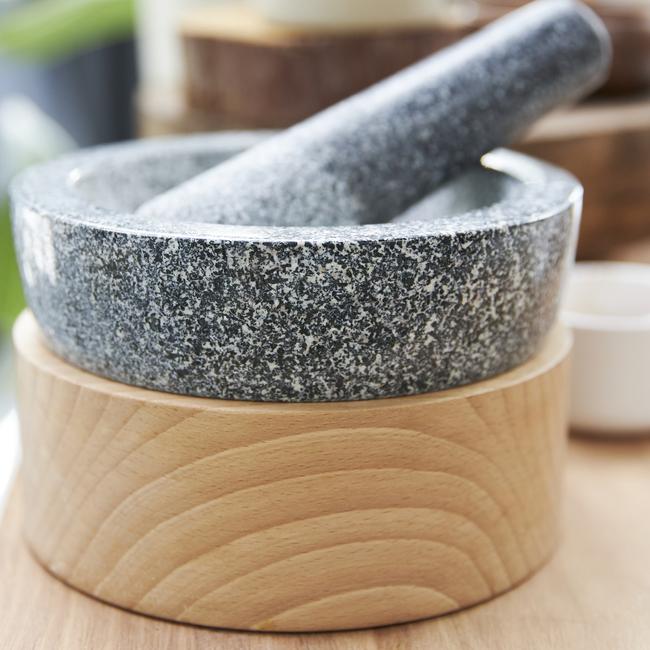 This mortar and pestle is one of the most used items in Marion’s kitchen.