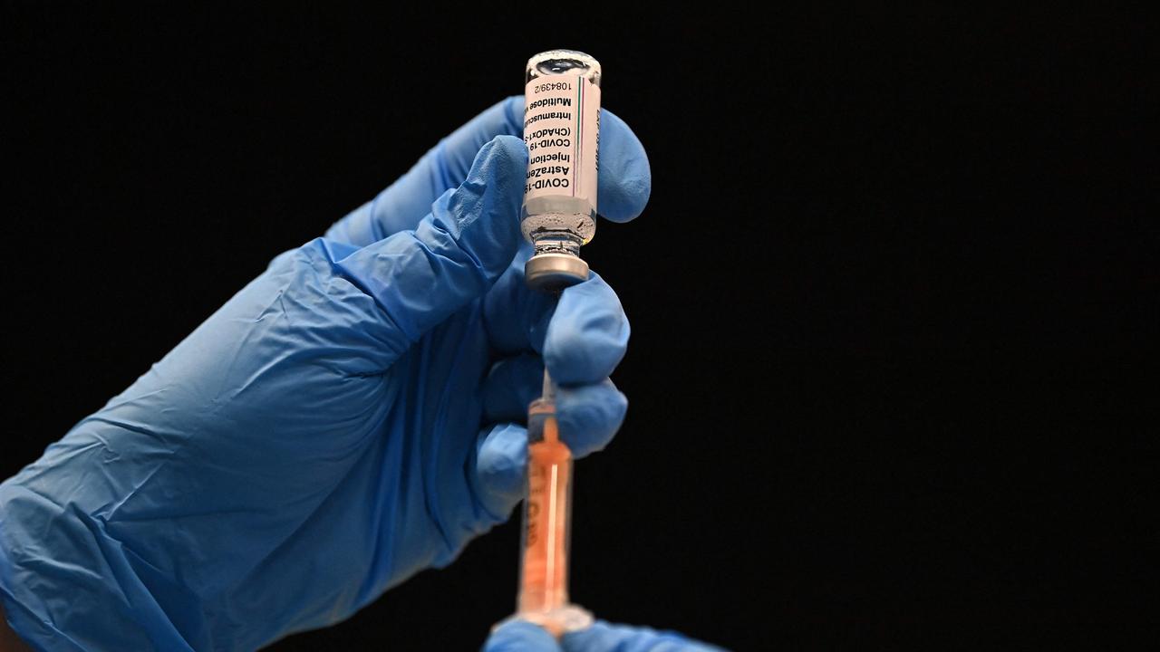 A healthcare professional draws up a dose of the Oxford/AstraZeneca Covid-19 vaccine. Picture: Ben Stansall/AFP