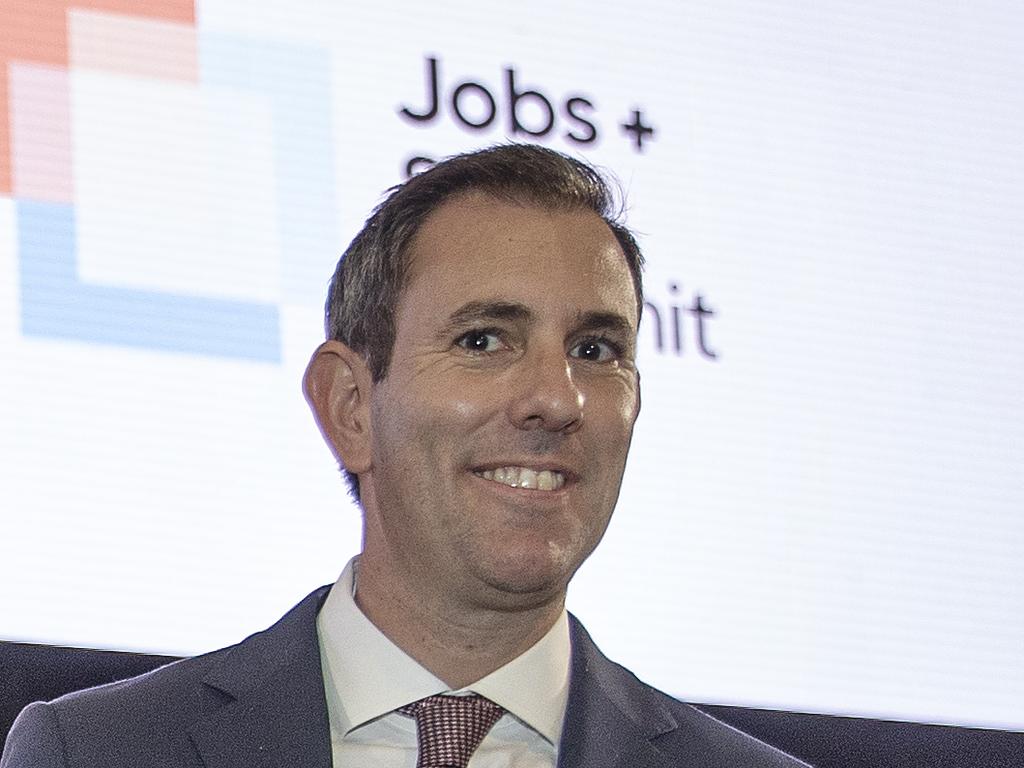 Treasurer Jim Chalmers inspecting the venue for the Jobs Summit at Parliament House, Canberra. Picture: NCA NewsWire / Gary Ramage