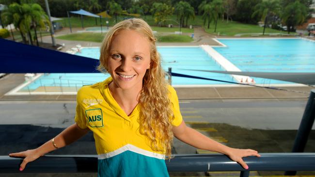 Swimmer Keryn McMaster. Picture: Richard Walker