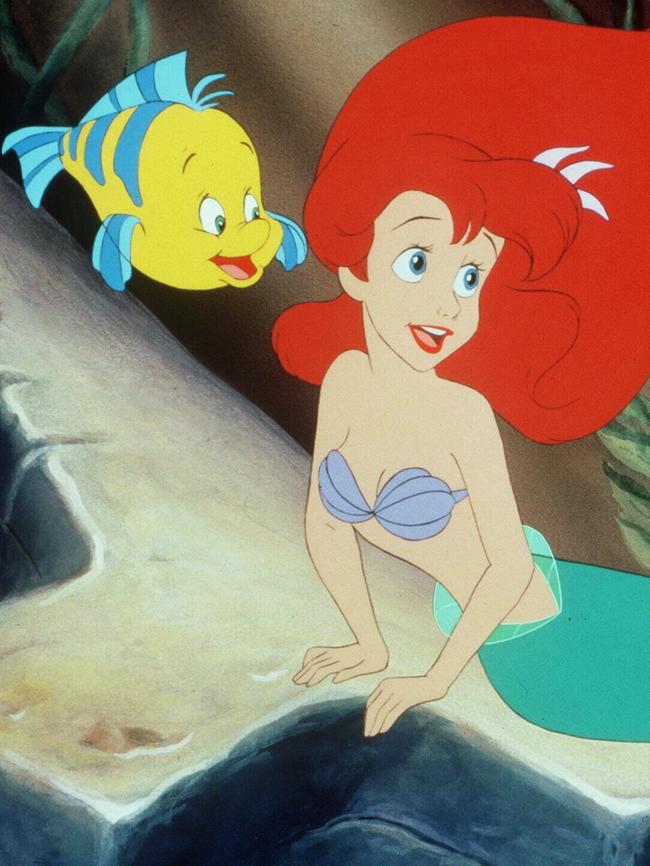 The 1989 cartoon Little Mermaid. Picture: Disney