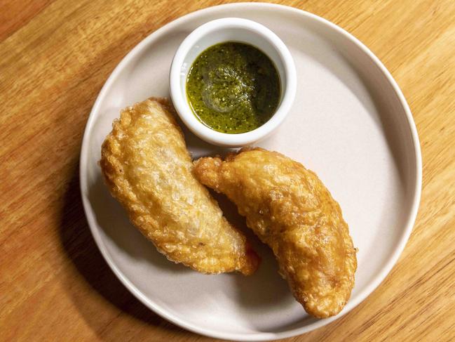 Tino’s empanadas and ceviche flavours are ever-changing. Picture: Wayne Taylor