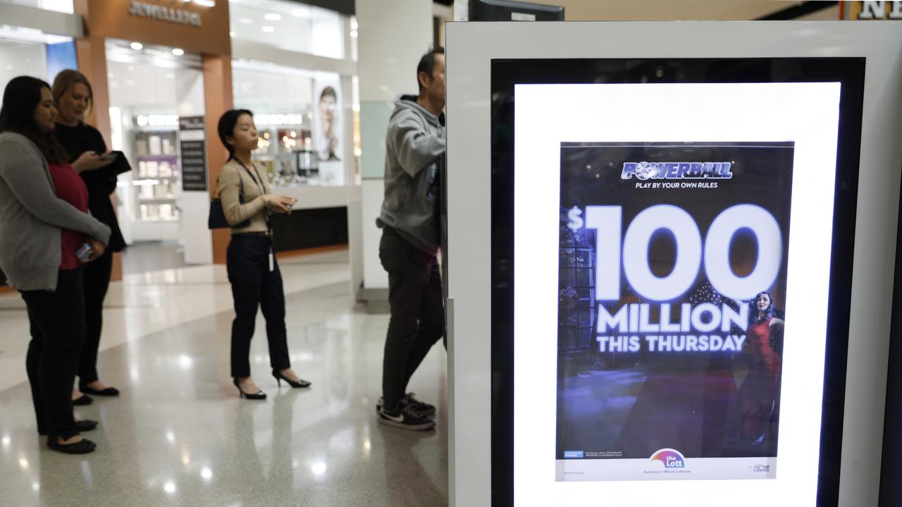 Powerball lotto results store 100 million