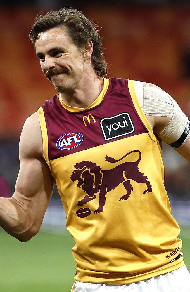 Brisbane's Joe Daniher has debunked a few of the apocryphal stories told about him by teammates. Picture: Phil Hillyard