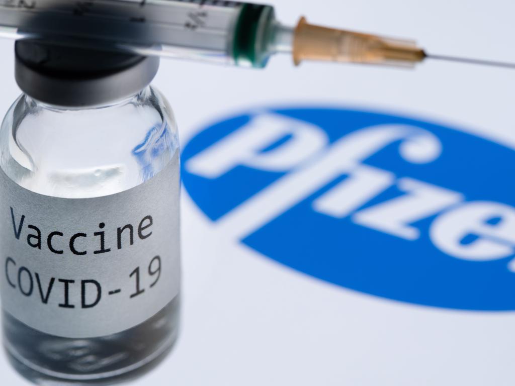 Britain rolled out its first doses of the Pfizer vaccine on Tuesday. Picture: AFP