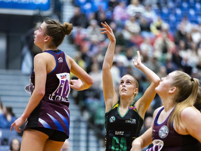 Cavaliers goal attack Sophie Brewer was named player of the grand final. Picture: Minch Media