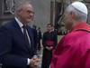 PM takes Akubra off to meet Pope ahead of Zelensky talks
