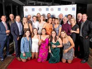 CELEBRATION: Noosa Heads boat crew members at the recent annual dinner. Picture: Contributed