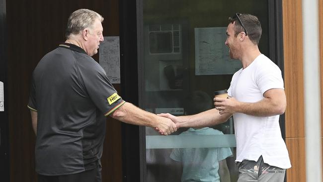 Phil Gould welcomes James Maloney to the Panthers.